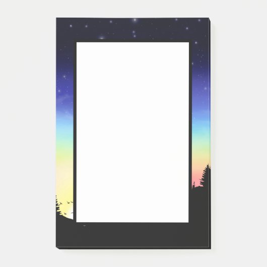 Sonnenuntergang Post-it Klebezettel (Vorderseite)