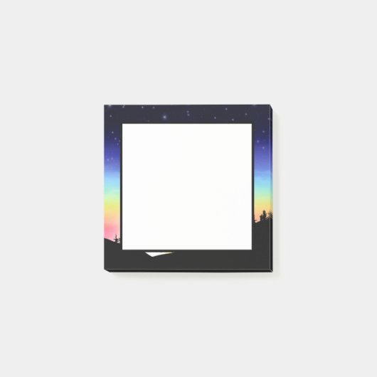 Sonnenuntergang Post-it Klebezettel (Vorderseite)