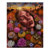 Sonnenuntergang Poster (Vorderseite)