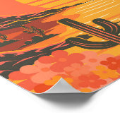 Sonnenuntergang Poster (Ecke)