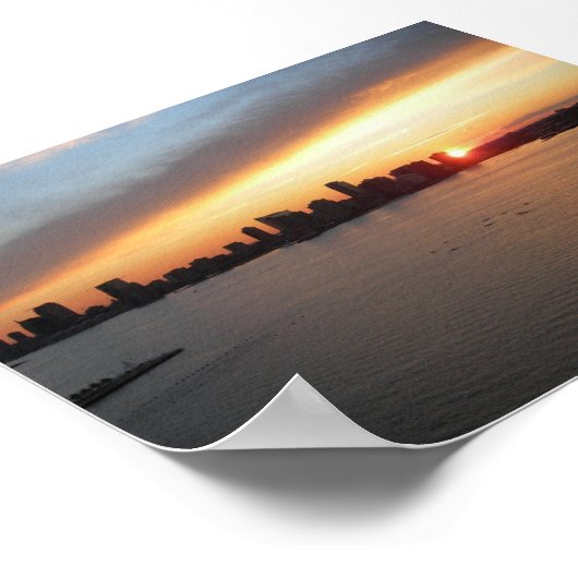 Sonnenuntergang Poster (Ecke)