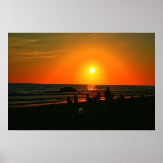 Sonnenuntergang Poster (Vorne)