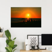 Sonnenuntergang Poster (Heimbüro)