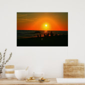 Sonnenuntergang Poster (Küche)