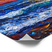 Sonnenuntergang Poster (Ecke)