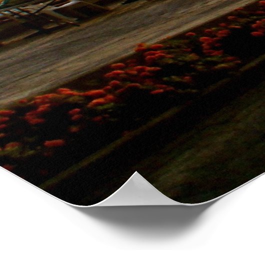 Sonnenuntergang Poster (Ecke)