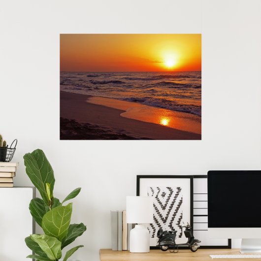 Sonnenuntergang Poster (Heimbüro)