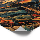 Sonnenuntergang Poster (Ecke)