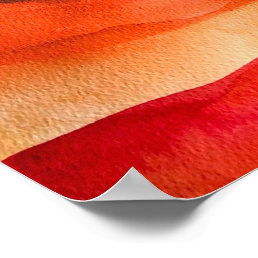 Sonnenuntergang Poster (Ecke)