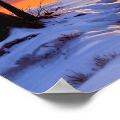 Sonnenuntergang Poster (Ecke)