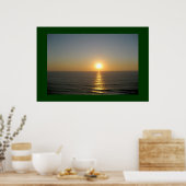 Sonnenuntergang Poster (Küche)