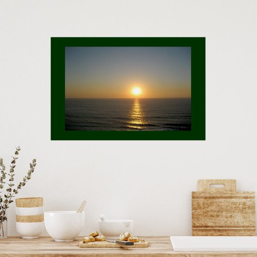 Sonnenuntergang Poster (Küche)