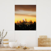 Sonnenuntergang Poster (Küche)