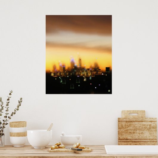 Sonnenuntergang Poster (Küche)