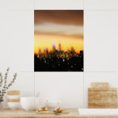 Sonnenuntergang Poster (Küche)