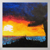 Sonnenuntergang Poster (Vorne)