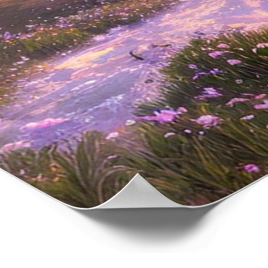 Sonnenuntergang Poster (Ecke)