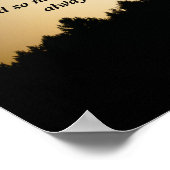 Sonnenuntergang Poster (Ecke)