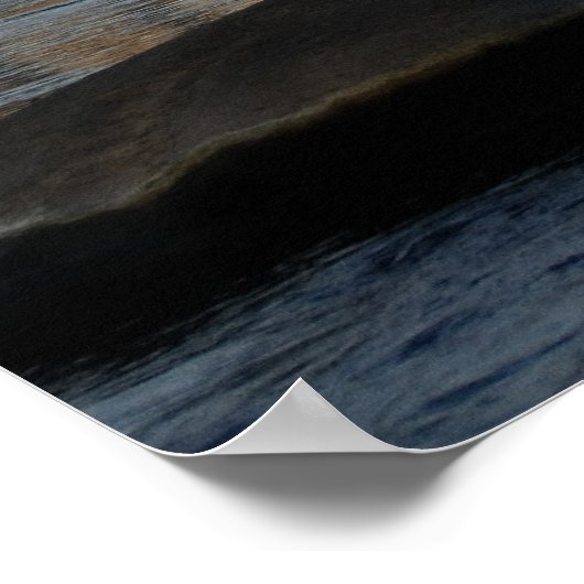 Sonnenuntergang Poster (Ecke)