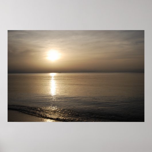 Sonnenuntergang Poster (Vorne)