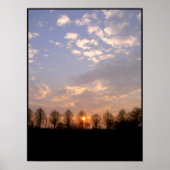 Sonnenuntergang Poster (Vorne)