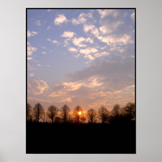 Sonnenuntergang Poster (Vorne)