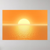 Sonnenuntergang Poster (Vorne)
