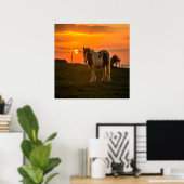 Sonnenuntergang Poster (Heimbüro)