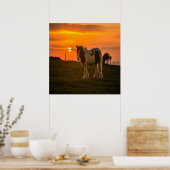 Sonnenuntergang Poster (Küche)