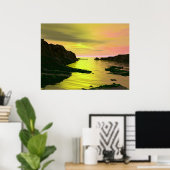 Sonnenuntergang Poster (Heimbüro)