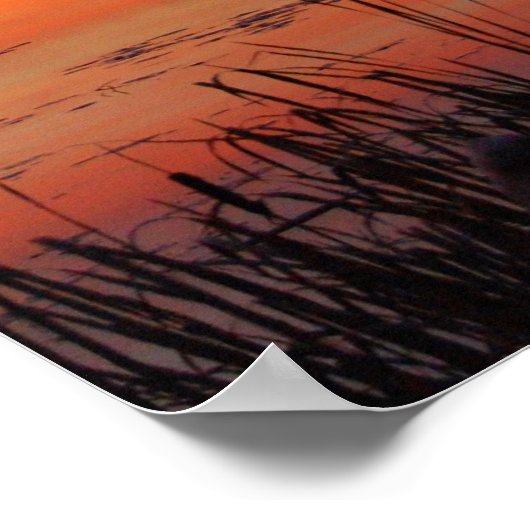 Sonnenuntergang Poster (Ecke)