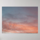 Sonnenuntergang Poster (Vorne)