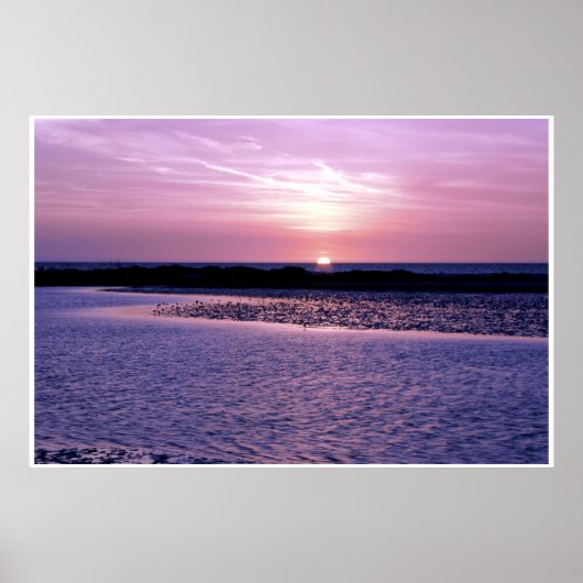 Sonnenuntergang Poster (Vorne)