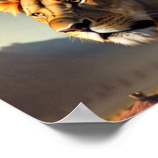 Sonnenuntergang Poster (Ecke)