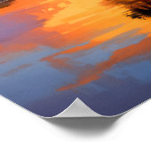 Sonnenuntergang Poster (Ecke)