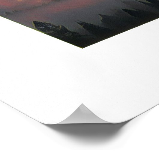 Sonnenuntergang Poster (Ecke)