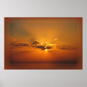 Sonnenuntergang Poster (Vorne)