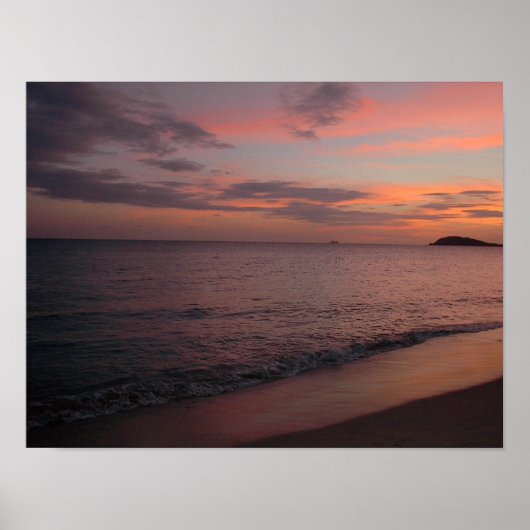 Sonnenuntergang Poster (Vorne)