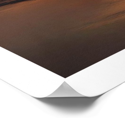 Sonnenuntergang Poster (Ecke)