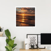 Sonnenuntergang Poster (Heimbüro)