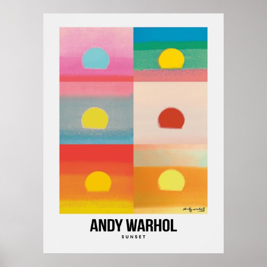 Sonnenuntergang Poster (Vorne)