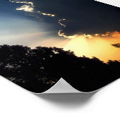 Sonnenuntergang Poster (Ecke)