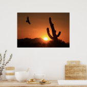 Sonnenuntergang Poster (Küche)