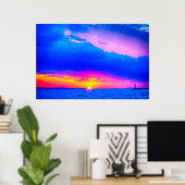 Sonnenuntergang Poster (Heimbüro)