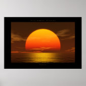 Sonnenuntergang Poster (Vorne)