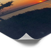 Sonnenuntergang Poster (Ecke)