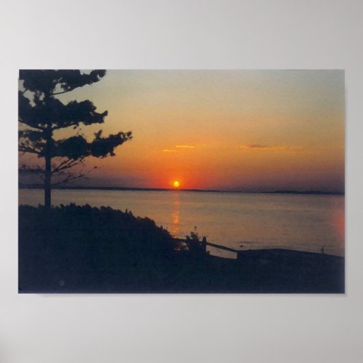 Sonnenuntergang Poster (Vorne)