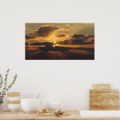 Sonnenuntergang Poster (Küche)