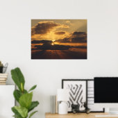 Sonnenuntergang Poster (Heimbüro)