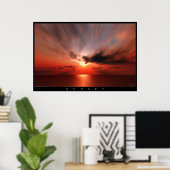 Sonnenuntergang Poster (Heimbüro)